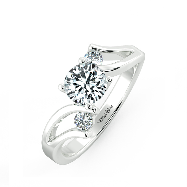 Nhẫn đính hôn Threestone twiss NCH3103 3